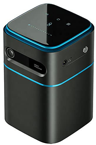 Android 9.0 DLP 5G WiFi Bluetooth Projecteur, 4K IOS/Android Sync Écran Pris En Charge, 320 Ansi Luminosité, 7000 Mah Batterie, Écran 120 Pouces, Home Entertainment