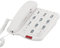 Big Button Telephone with Loud volume, Uvital Landline Phone Support Adjustable Volume and One-Touch Speed Dials, Multifunctional Corded Telephone for Seniors, Home and Front Desk(White)