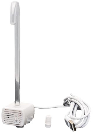 Stronrive Pompe à Eau pour Chat - Pompe à Eau pour Fontaine à Boire silencieuse à débit d'eau réglable | Pompe de Remplacement à Faible Bruit avec Voyant Lumineux, Fournitures pour Animaux de