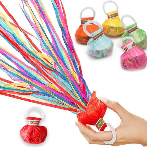 10 Pezzi Streamer per Feste, Compleanno Filanti, Lancia Stelle Filanti, per Matrimoni, Compleanni, Feste di Natale, Colore a Caso