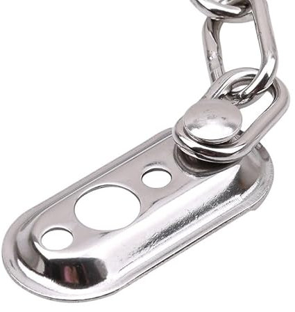 Türketten for Haustür, Türkette 20 cm, 5 Farben, Türschlosskette, galvanisch, Diebstahlschutz, Edelstahl, Rostschutz, verdickter Bolzen, Sicherheitsschlosskette, Türbeschläge, Türketten for Haustür (F