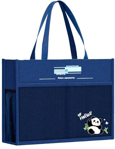 A3 Art Portfolio Bag Handle Poster Organizer Artist Portfolios Carrying Case Portfolio Storage Bag Portfolios Organizer for Artwork Sketch Bag Tote Bag Multi-Pocket Project Folder Handbag for Drawing