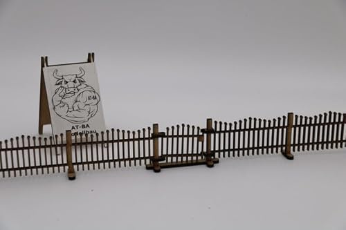 220083 Slotcar Clôture décorative en bois