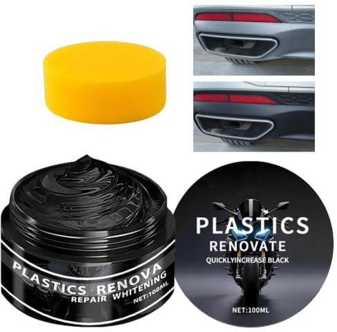 Pasta Restauratrice Per Plastiche Nere Auto E Moto,Rinnova PlasticheAuto