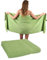 Betz 2 Stück Saunatücher XXL Badetuch Liegetuch Strandlaken Saunahandtuch Premium Frottee 100% Baumwolle Größe 70 x 200 cm Farbe apfelgrün