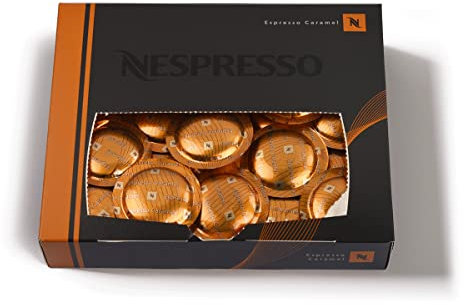 Nespresso Pro Kapseln Pads - 50x Espresso Caramel - Original - für Nespresso Pro Systeme
