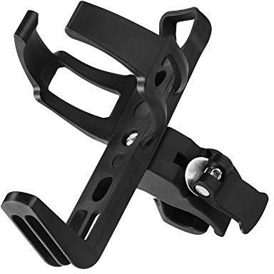 Accmor Bike Water Bottle Holders No Screws, Universal Bike Cup Holder, 360 Degree Rotatable Bike Water Bottle Cage, Water Bottle Holders for Kids Bike Adult Bike, Black