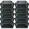 Novaliv Klappboxen faltbar stabil 10x 30L Schwarz Schwarz baskets Einkaufskiste Klappkisten Set Tragebox Aufbewahrung Einkaufskörbe Körbe Aufbewahrung Küche