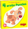 HABA 4 erste Puzzles – Tierkinder