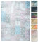 Kelim Patchwork Teppich Blau Rosa 120 X 160 cm - Maschinenwaschbar - Moderner Kurzflor Wohnzimmer Teppich - Super Soft