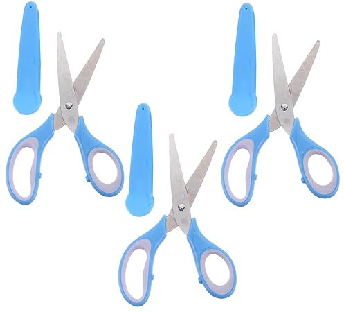 SAFIGLE 3stücke Teiliges Von Sicherheitskinderscheren Mit Leichte Bastelscheren Für Schüler Und Kreative Projekte Für Schule Und Zuhause