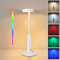 Befurglor Tischlampe Kabellos Weiß mit Touch, Dimmbar in Stufen, 3 Farbmodi und RGB Farbwechsel, Nachttischlampe, LED lampe, Tischleuchte, Akku Lampe, für Wohnzimmer, Schlafzimmer, Restaurant
