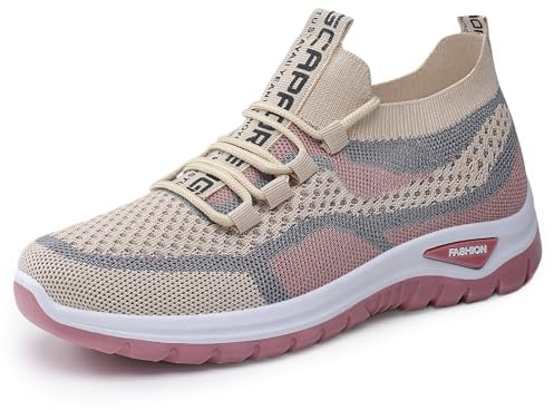 Basket Femme Marche Sportive, Basket Femme Lifestyle Ete, Chaussure Sport Respirantes, Chaussure De Tennis Classiques, Sneaker Durables Et Confortables, Sneaker Léger Et Décontracté, Shoes Souples