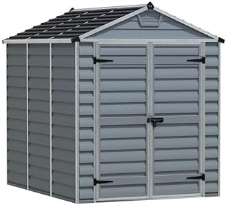 Palram Skylight Gerätehäuser, Grau, 230,5x185,5x217 cm