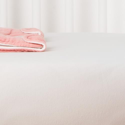 Kadolis - Drap Housse Coton Bio Jersey pour lit Bébé 60x120 cm - 100% Coton Biologique - Bonnet Extensible - Certifié GOTS - Fabriqué au Portugal