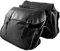 Riloer Universal-Motorrad-Satteltasche, Canvas-Satteltaschen mit großem Fassungsvermögen Zweiseitige Reise-Scooter-Satteltaschen (Schwarz)