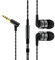 SoundMAGIC E80 In-Ear Headphones Earphones Wired Earbuds No Microphone Monitor HiFi, Aislamiento de ruido, sonido puro, ajuste cómodo negro