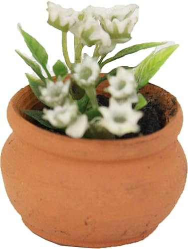 FADEDA Flower Pot Height 3 cm Hand Painted Detailed Nativity Figures Christmas Table Decoration Nativity Accessories