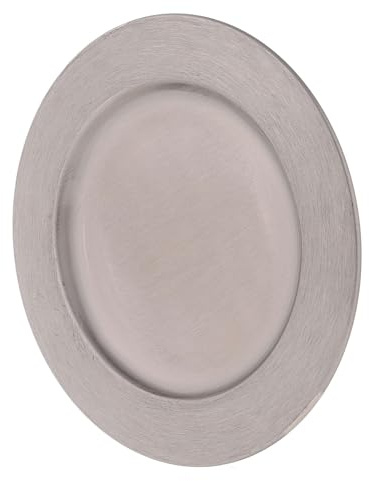 Holyart Piattino per Candele d 14 cm Acciaio Inossidabile Opaco