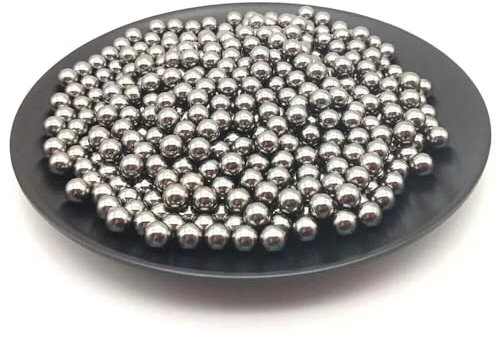 500 PACK 10MM CATAPULT AMMO/SLINGSHOT CARBON STEEL BALL BEARINGS CATAPULTS BB HUNTING FOR 1CM HIGH IMPACT SLINGSHOT TARGET PRACTICE BALLS SOLID SILVER SHOT BBs ROBUST PRO 500pc