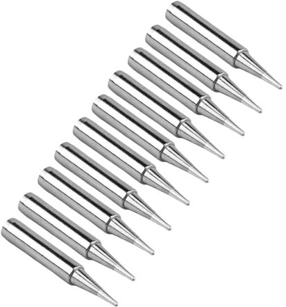 Lot de 10 pannes à souder de rechange 900M-T-B - Matériau de qualité supérieure - Résistant à la corrosion - Facile à nettoyer - Compatible avec différentes stations de soudage (900M-T-B)