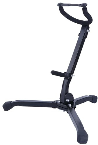 Soporte de trípode ajustable para saxofón, soporte plegable para trípode de tenores altos