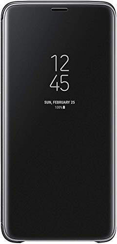 Samsung Original Clear View Cover Case and Stand for Galaxy S9 Plus - Gloss Black