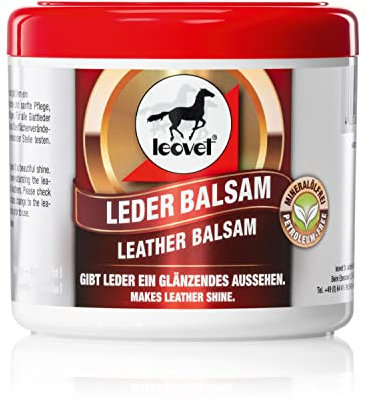 Leovet Leder Balsam | 460 ml | Lederpflege für alle Glattleder | Erneuert gealtertes Leder für glänzendes Aussehen | ADMR konform, keine Karenzzeit | Mit Carnaubawachs