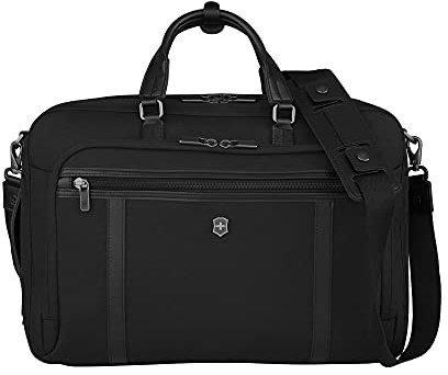Victorinox Werks Professional Cordura Maletín para portátil, 2 en 1, bolsa/mochila para portátil, 32 x 45 x 18 cm, negro
