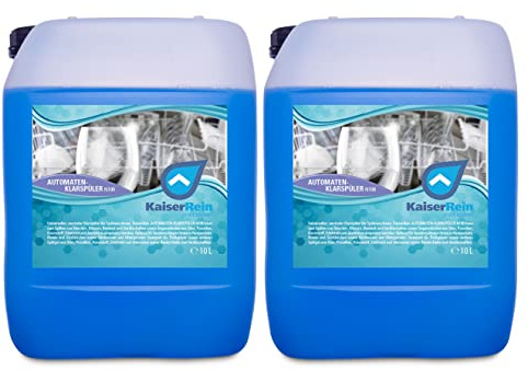 KaiserRein Klarspüler N100 2x10 L Kanister Spülmaschinen Klarspüler Gewerbliche Spülmaschinen