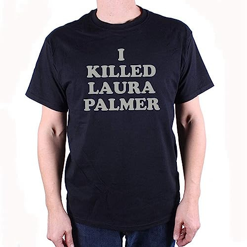 for Fans of Twin Peaks T Shirt I Killed Laura Palmer 80'S T Shirt Fancy Dress Tee M