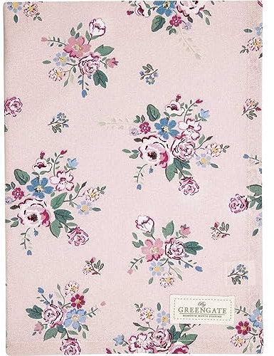 GreenGate Tea Towel Inge-Marie Pale pink