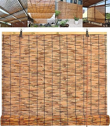 Cañizo Natural Bambú,Pantalla De JardíN,Rollo De Valla De Caña,Estera De Mimbre Privacidad Natural,Mimbre Ocultacion,Pantalla De Privacidad,Valla De Bambú,50x60cm