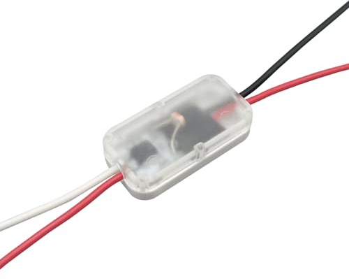 STBTECH Interruttore automatico con sensore di luce on/off, DC 3-24 V, 4 A, controllo giorno/notte per illuminazione, interruttore dipendente dalla luce con sensore di luminosità per interni/esterni