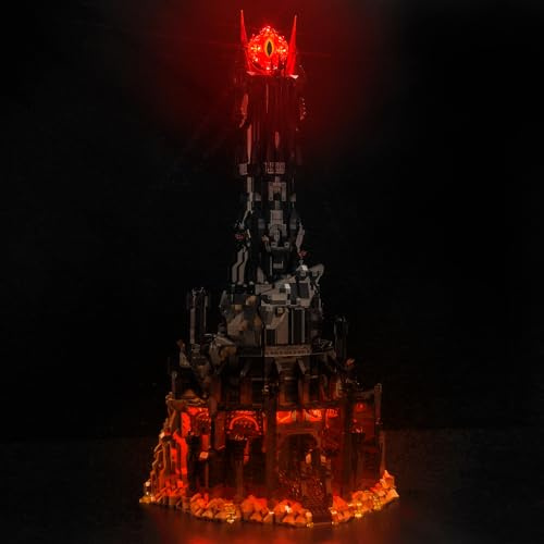 Led Light Set for Lego 10333 Barad-dûr (No Model), Decoration Lighting Set for Lego Barad-dûr Building Blocks Model - Standard Version