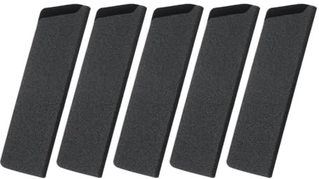 sourcing map 5 Pcs Knife Cover Sleeves, 6.1 x 1.7 ABS Knives Edge Guard Blade Protector Universal Knife Sheath for Home Kitchen, Black