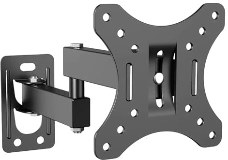 Soporte de montaje en pared for Monitor de TV de movimiento completo, brazos articulados, rotación de extensión de inclinación giratoria for la mayoría de televisores planos y curvos de 10-30 pulgadas