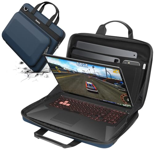 Smatree 17,3 tum HP OmniBook 7/X NGAI 17 hårt fodral, för 16,1 tum OMEN 16/16t/16z spelbärbar dator, för OMEN Transcend 16t/16, för 15,6 tum HP Victus 15/15t/15z Gaming Laptop, blå (A800)