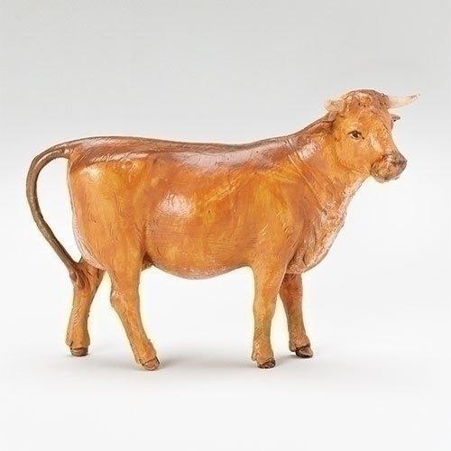 Roman Fontanini Inc., Standing Ox, 5 Animals Collection, Nativity Figure and Accessories, Hand Sculpted and Painted