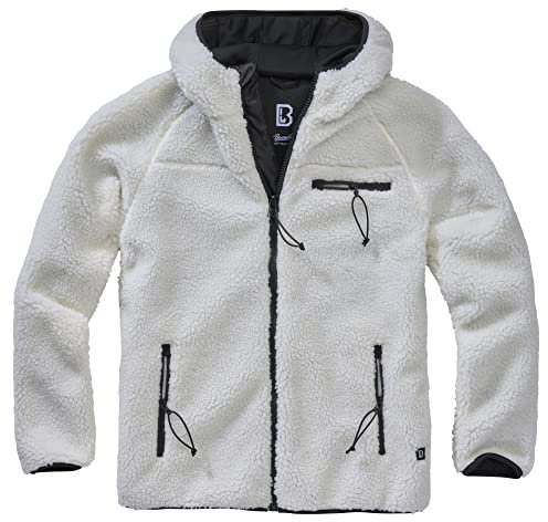 Brandit Teddyfleece Worker Jacket, Farbe: white, Größe: XL