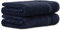 Luckytowel Handtücher Set 50x100 cm 100% Baumwolle, Handtuch-Set 2er Pack Dunkelblau