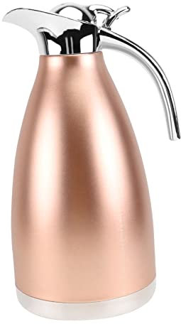 LeGDOr insulated coffee pot vacuum pot portable tea kettle insulated water bottle insulated carafe pitcher with lid glass dispenser water jug vacuum water bottle hot coffee pot Fashion