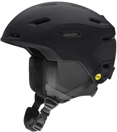 SMITH Descend MIPS Helmet – Adult Snowsports Helmet with MIPS Technology + Zonal Koroyd Coverage – Lightweight Protection for Skiing & Snowboarding – for Men & Women – Matte Black, XL