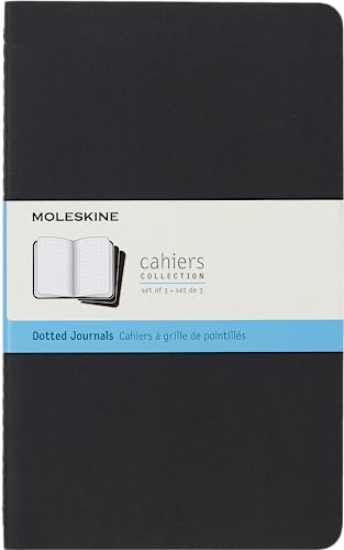 Moleskine Cahier Journals Large Dot Black