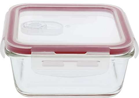 Amig - Récipient hermétique pour aliments Mod.400, 690 ml, compatible avec micro ondes, four, congélateur et lave-vaisselle, facile à nettoyer, anti-odeurs, transparent, 183 x 125 x 59 mm