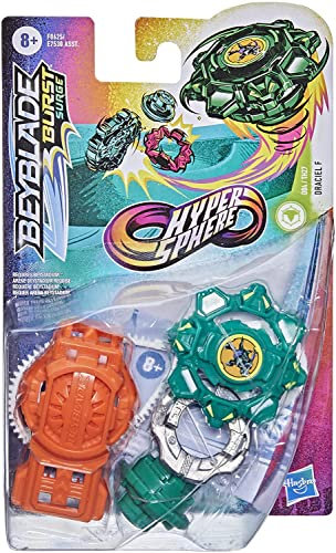 Beyblade Hasbro F0625 Burst Surge Hyper Sphere Draciel F med snurra och startgrön