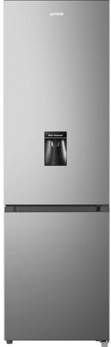 Gorenje RK418CPS4WD Kühl-Gefrierkomibination/Freistehend/EEK: C /36dB/268 Liter/Wasserspender/InverterCompressor/CrispZone/LED Beleuchtung/Türanschlag wechselbar/HxBxT:180x55x55,7 cm/Grau