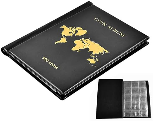 Generiska väskor myntalbum | Collection Storage Holder – Storage Display | Organizer Box Case för silverörn, märken, medaljer och
