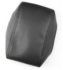 Car Center Console Armrest Box Cover Leather Protection Pad For Hyundai For Tucson NX4 2021-2023 Chair armrests(Black-Red)