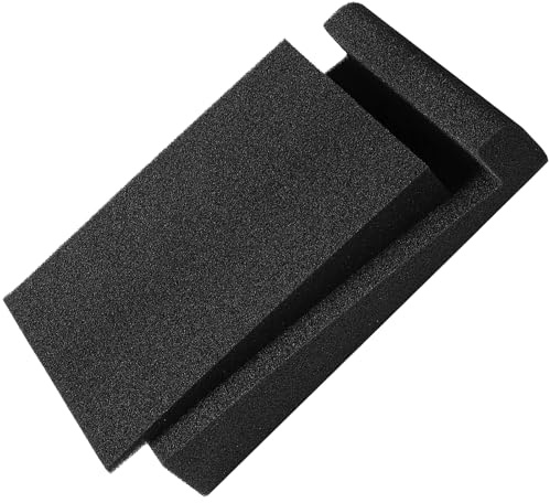 Geavonyg Monitor De Estudio Almohadilla Absorción Impactos Base Esponja Antivibración para Estabilidad del Altavoz Esponja Sonido Frecuencia Mejorada Almohadilla Vibración para Altavoz